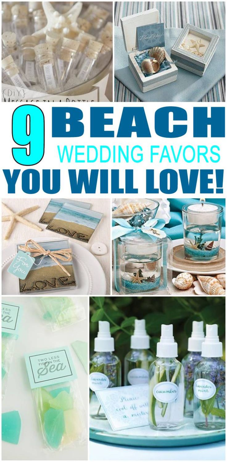 beach wedding favors you will love