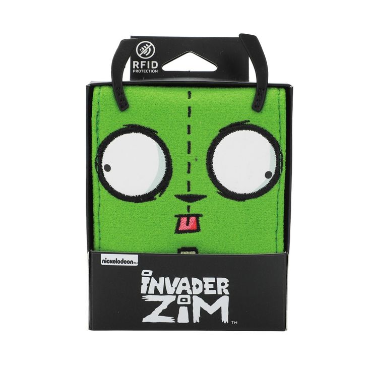 Invader Zim fans are sure to get a kick out of this officially licensed bifold wallet custom-designed to feature Gir’s loveable mug. This polyurethane wallet not only showcases your love for the popular animated series, but also provides practicality with three card pockets, a bill pocket, and an ID window that allows you to keep your essentials organized when you're on the go. Measuring 22cm x 8.5cm, it's the perfect size to slip into your back pocket. For easy maintenance, simply wipe it clean Invader Zim Gir, Zim Gir, Character Face, Scene Core, Scene Outfits, Scene Kids, Invader Zim, Shrek, Bifold Wallet