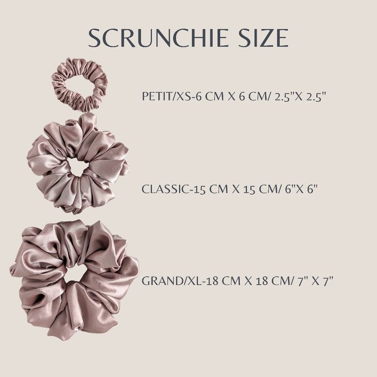 Scrunchies Measurements Chart, Scrunchies Size Pattern, See Scrunchies, Scrunchie Size Chart Diy, Scrunchies Size Chart, Scrunchie Packaging Ideas, Unique Scrunchie Ideas, Scrunchies Packaging Ideas, Diy Scrunchie Holder