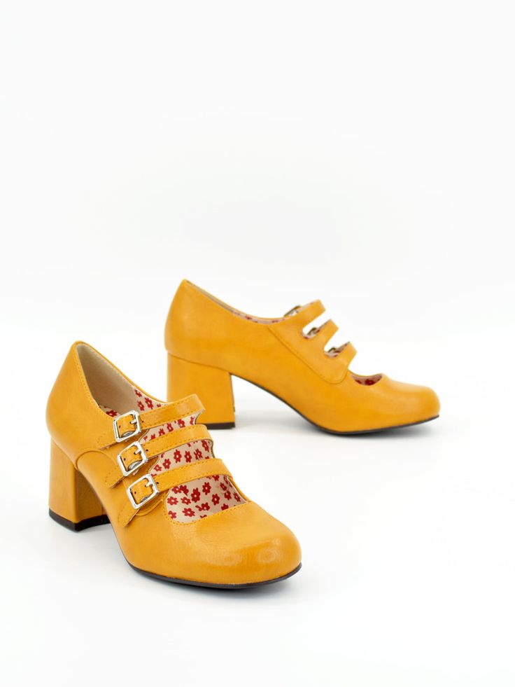 Charlie Mustard – B.A.I.T. Footwear Retro Block Heel Heels With Buckle Closure, Retro Block Heels With Buckle Closure, Retro 4-inch Heel Heels With Medium Width, Retro Heels With Ankle Strap And Heel Loop, Retro Heels With 4-inch Heel And Medium Width, Retro Low Heel Heels With Heel Strap, Retro Heels With Buckle Closure For Formal Events, Retro Heels With Heel Strap And Low Heel, Retro Stacked Heel Party Heels