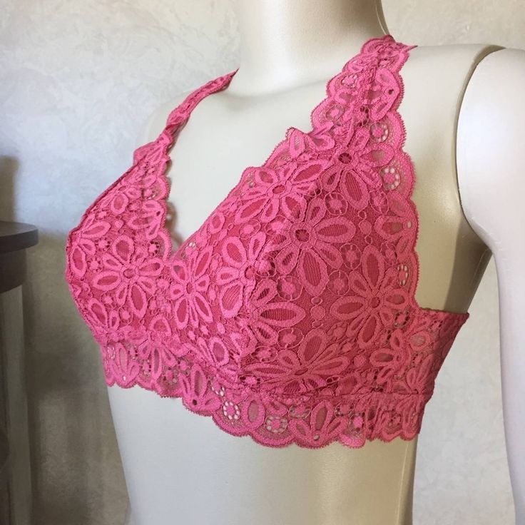 New With Tags. Size Medium This Is A Lacey Pinkish Orange Colored Bralette By Victoria’s Secret. No Padding Or Underwire For Comfort And Sexy Design With Adjustable Straps. This Style Has Been Discontinued And Will Soon Be Impossible To Find. Price Firm. Ship Daily Except Weekends. V21911902 Pink Bra Friendly Top For Spring, Feminine Pink Bra For Spring, Pink Tops For Spring, Pink Feminine Bra Friendly Top, Feminine Sleeveless Bra For Spring, Feminine Beach Bra For Spring, Feminine Stretch Bra For Spring, Fitted V-neck Bra For Spring, Feminine Spring Beach Bra