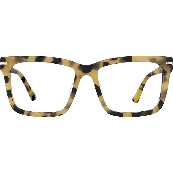 These bold square glasses feature crystal details on the corners and temple arms for a subtle touch of sparkle. The eyeglasses is made with high-quality acetate that is hand-polished to a glossy finish. Amazingly versatile the look makes for eye-catching glasses and chic sunglasses. | Zenni Women's Square Prescription Eyeglasses Tortoiseshell Plastic Square Glasses Women Zenni, Chic Sunglasses, Zenni Optical, Square Eyeglasses, Glasses Women, Heart Face Shape, Square Glasses, Prescription Eyeglasses, Womens Glasses