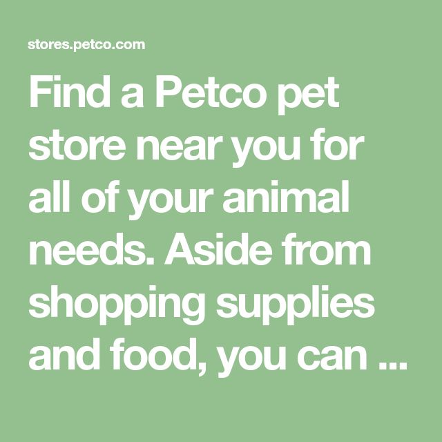 a green background with the words find a pet store near you for all of your animal needs aside from shopping supplies and food, you can