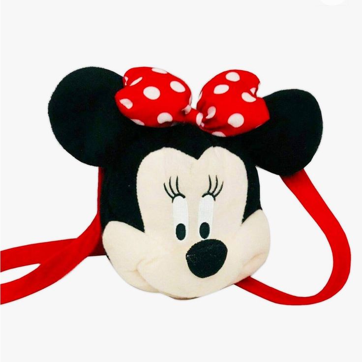 Disney Minnie Mouse Handbag Brand New Disney Minnie Mouse Red Bags, Cute Mickey Mouse Bags For Disney Trips, Red Mickey Mouse Backpack, Playful Mickey Mouse Bags For Disney Trips, Cute Bags For Disney Trips, Cute Red Minnie Mouse Bag, Cute Red Bag For Disney Trips, Black Minnie Mouse Bag For Disney Trips, Cute Minnie Mouse Bags For Disney Trips