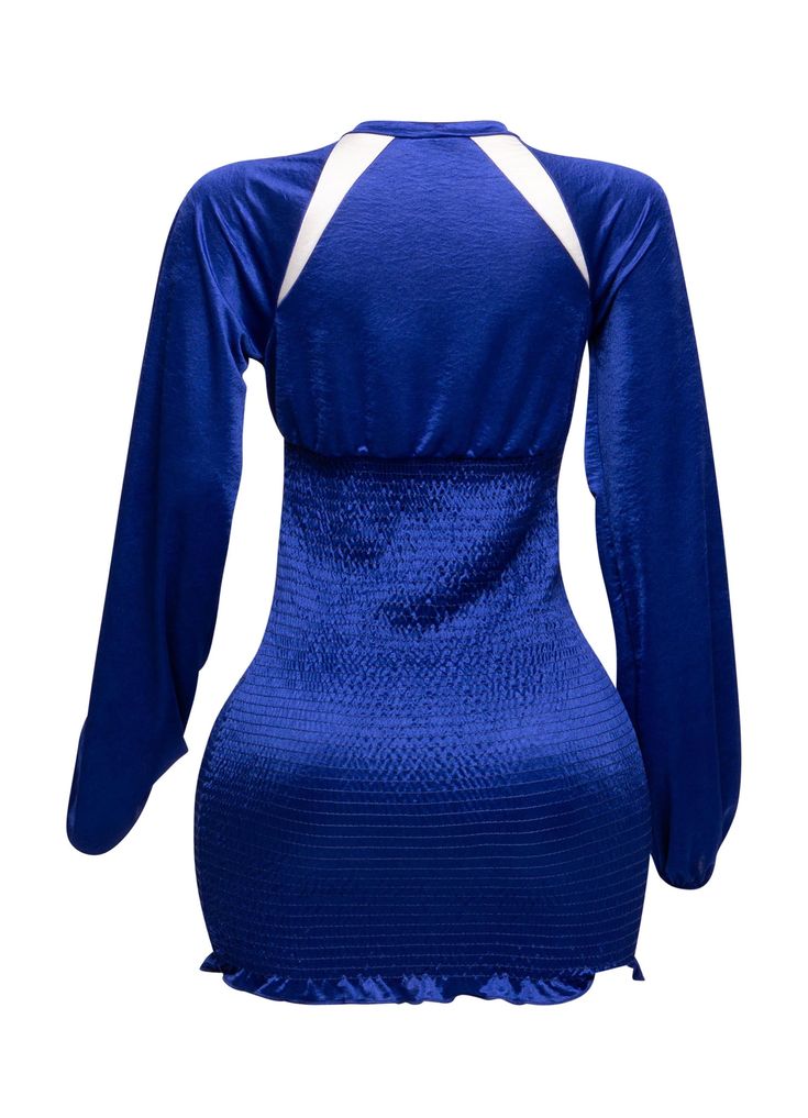 • Long sleeve dress• Smocking body• Satin fabric• Screen printed on top• 100% Polyester• Length : 33"(HPS)• Imported Rev up your style with the Speed Racing Ruched Bodycon Dress, featuring bold "Speed Racing" graphics across the chest. This form-fitting dress is designed to hug your curves, with a ruched body and long sleeves for a sleek, stylish look. Available in Black, Brown, and Royal Blue, it's perfect for fashion-forward women who love to make a statement. Whether you’re headed to a night Racing Graphics, Fabric Screen, Fitting Dress, Form Fitting Dress, Ruched Bodycon Dress, Satin Dress, Trending Now, Top 100, Satin Dresses