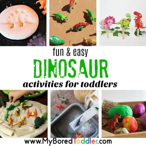 dinosaur activities for toddlers that are fun and easy to do with the kids at home