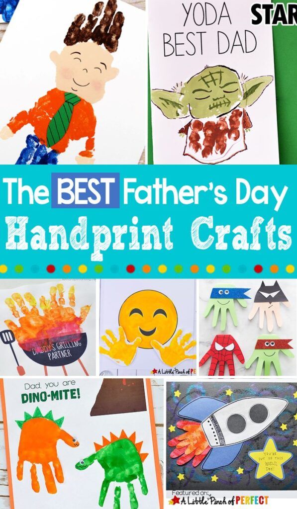 the best father's day handprint crafts