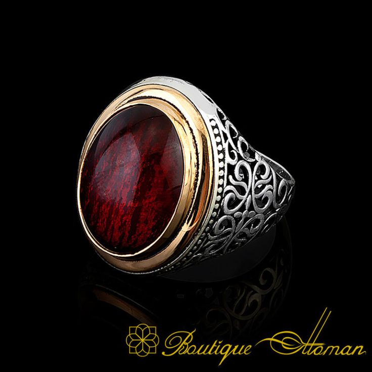 Red-Garnet-Silver-Men-Rings-2 Luxury Oval Ruby Ring With Polished Finish, Red Garnet Oval Cabochon Ring, Red Oval Cabochon Signet Ring For Formal Occasions, Classic Red Oval Cabochon Signet Ring, Red Oval Cabochon Ring With Polished Finish, Luxury Garnet Rings Hallmarked, Oval Garnet Gemstone Signet Ring, Oval Garnet Signet Ring With Gemstone, Luxury Red Oval Rings