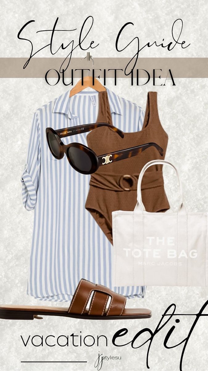 Chic Beige Beach Bag, Luxury Chic Summer Beach Bag, Luxury Chic Beige Beach Bag, Chic Wide-leg Beach Shorts, Chic Gucci Sunglasses For Beach, Swimsuit Coverup Ideas, Sea Outfit, Modest Bathing Suit, Swimsuit Aesthetic