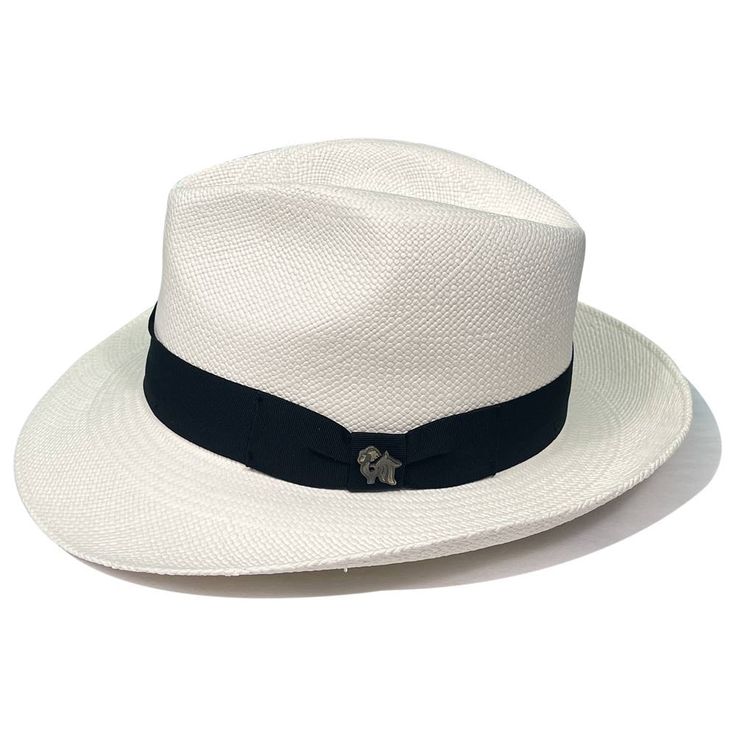 The Bigalli Classico Panama fedora is a beautiful, timeless style, made from Ecuadorian manufacturer Bigalli. The tightly woven straw is woven in spirals outward from atop the crown with great detail. The brim measures approximately 2 1/4" with a slight upturn, while the crown measures 4" and is decorated by a black grosgrain band that ends in a bow with the Bigalli Logo. Inside the hat is unlined, and comes with a padded fabric sweatband. Upf Clothing, Outback Hat, Mens Hats Fashion, Hat Stores, Boy Hat, Leather Hats, Fedora Hat, Kids Hats