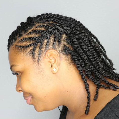 We spiced up a basic two strand twist service with a little somethin' somethin'. Do you like it? Service : Normal/Average Two Strand Twists (thick/coarse) Double Strand Twist, African Natural Hairstyles, Flat Twists, Flat Twist Hairstyles, Flat Twist Updo, Two Strand Twist, Really Short Hair, Twisted Updo, Natural Hair Twists