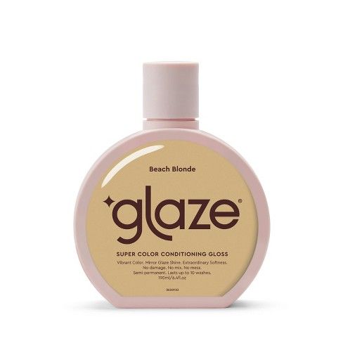 Glaze Super Hair Gloss - 6.4 fl oz Purple Toner, Wow Root Cover Up, Medium Blonde Hair, Conditioning Hair, Hair Gloss, Babassu Oil, Beach Blonde, Wishlist 2024, How To Lighten Hair