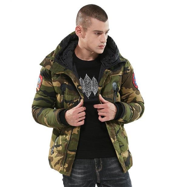 Gender:Men Pattern Type:Print Sleeve Style:Regular Detachable Part:Hat Detachable Style:Casual Hooded:Yes Type:Regular Decoration:Chains,Pockets Weight:1.3 Thickness:Thick Fabric Type:Broadcloth Collar:Turn-down Collar Closure Type:Zipper Clothing Length:Regular Model Number:DCASL3901 Closure Type:Zipper Filling:Cotton Pattern Type:Camouflage Color:Green,Gray Materials:Polyester&Cotton Khaki Techwear Parka For Winter, Winter Cotton Hooded Jacket With Multiple Pockets, Military Style Khaki Hooded Jacket For Winter, Khaki Military Hooded Jacket For Winter, Military Style Hooded Jacket For Outdoor With Pockets, Winter Camouflage Outerwear With Double-lined Hood, Military Style Khaki Hooded Jacket With Drawstring, Military-style Hooded Hoodie For Winter, Camouflage Hooded Outerwear With Double-lined Hood