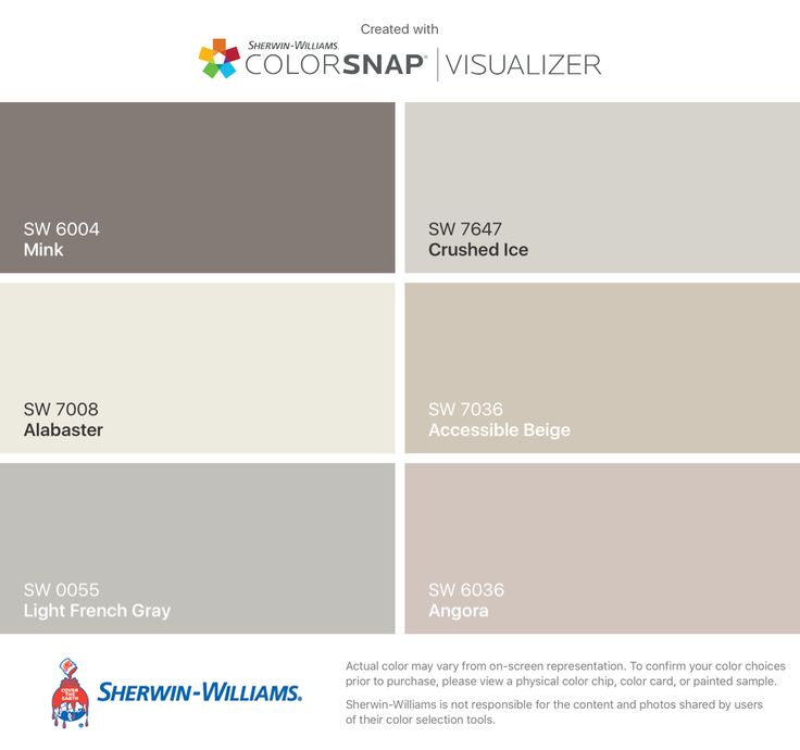 the color scheme for colorsnap visualizer is shown in green, brown and white