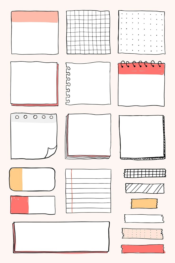 a bunch of different types of paper on a pink background