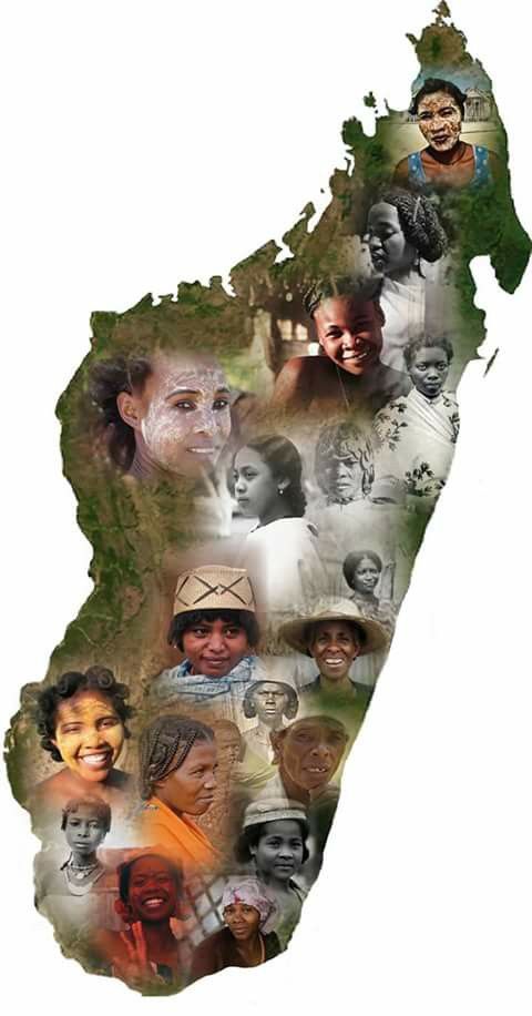 a collage of people and faces in the shape of a map of sri lanka