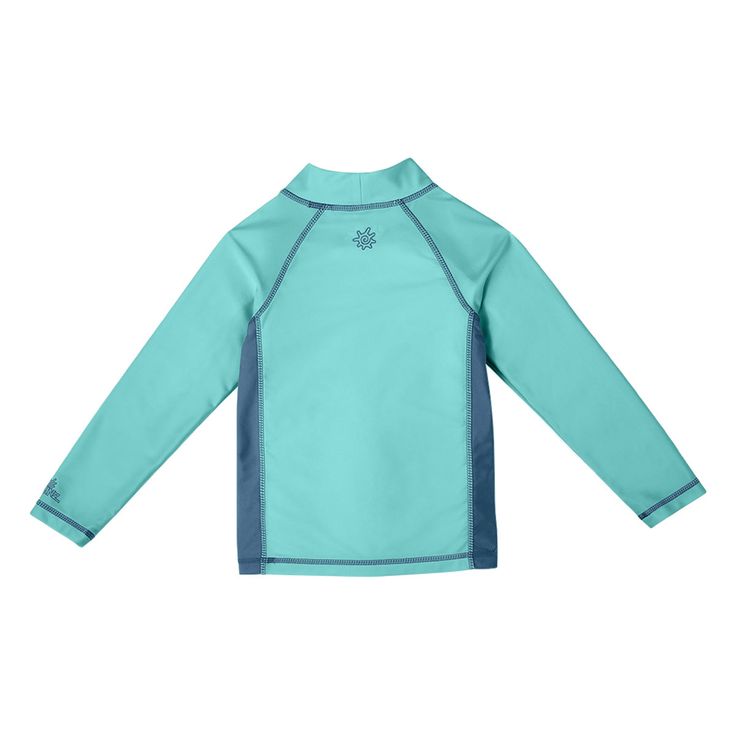 This long sleeve swim shirt for boys is rated UPF 50+ to keep your little one safe from the sun. Lightweight, quick-drying, and breathable, our boy’s long-sleeve swim top is super comfortable and supportive for even the most active kiddos. Skip the sunscreen and choose sun protective swimwear instead to keep your child sun safe all day. Long Sleeve Rash Guard For Surfing With Uv Protection, Long Sleeve Rash Guard With Uv Protection For Surfing, Long Sleeve Rash Guard Upf 50+ For Swimming, Long Sleeve Rash Guard For Swimming Upf 50+, Long Sleeve Upf 50+ Rash Guard For Swimming, Upf 50+ Long Sleeve Rash Guard For Swimming, Green Long Sleeve Sports Swimwear, Green Long Sleeve Swimwear For Sports, Green Long Sleeve Rash Guard For Surfing