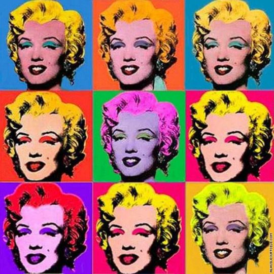 an image of marilyn monroe pop art