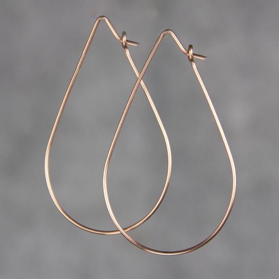 This unique teardrop hoop earrings are handmade using 14k rose gold filled. ;-) My contact number: 626-379-1904. Please contact me if you would like to order multiples or customize a design for your special event, I will be pleased to give you a discount on a quantity order. ;-) Purchases will be Handmade Rose Gold Teardrop Hoop Earrings, Rose Gold Teardrop Hoop Earrings Nickel Free, Teardrop Rose Gold Nickel-free Hoop Earrings, Elegant Teardrop Copper Hoop Earrings, Elegant Copper Teardrop Hoop Earrings, Minimalist Rose Gold Dangle Hoop Earrings, Hypoallergenic Rose Gold Teardrop Earrings, Teardrop Copper Hoop Earrings For Pierced Ears, Copper Teardrop Hoop Earrings With Ear Wire