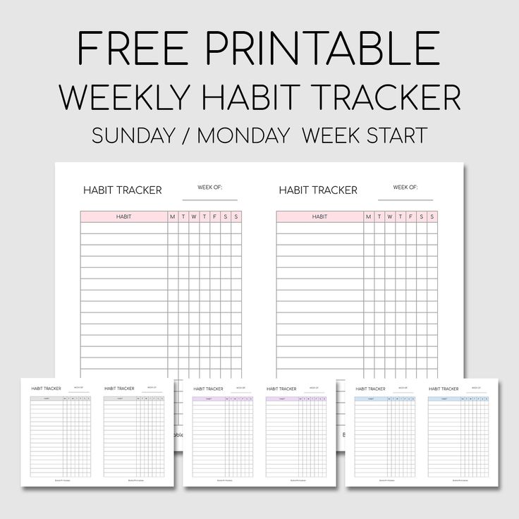 Printable Weekly Habit Tracker | Habit tracker printable, Habit tracker, Habits . #Habit_Tracker_Template_Free_Printable #Bullet_Journal_Mental_Health #Habit_Tracker_Template #Organizing_Printables Habit Tracker Template Free Printable, Bullet Journal Mental Health, Organizing Printables, Weekly Habit Tracker, Printable Habit Tracker, Binder Ideas, 2023 Goals, Printable Board Games, Tracker Free