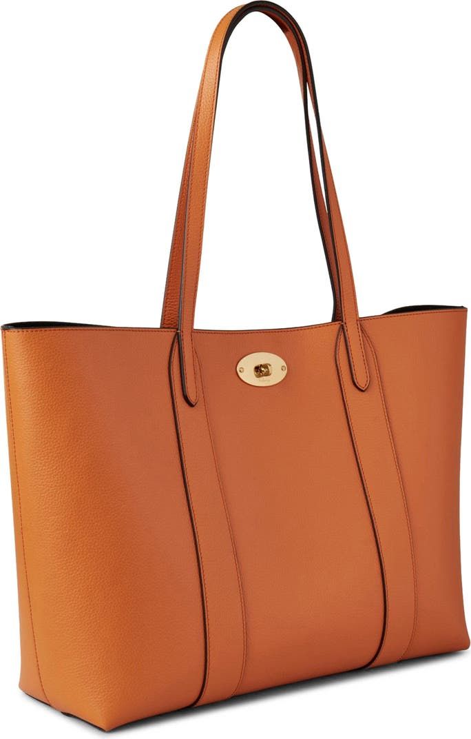 Mulberry Bayswater Leather Tote | Nordstrom Timeless Shoulder Bag With Turn-lock For Daily Use, Luxury Everyday Satchel With Fold Over Clasp, Luxury Satchel With Fold Over Clasp For Everyday, Workwear Bag With Turn-lock Closure And Top Handle, Luxury Shoulder Bag With Fold Over Clasp For Work, Timeless Everyday Bag With Turn-lock Closure, Classic Tote Bag With Hasp Closure, Timeless Daily Use Satchel With Turn-lock Closure, Timeless Satchel With Turn-lock Closure For Daily Use