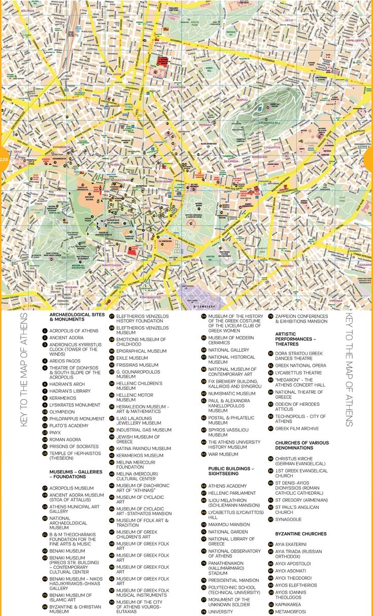 a map with the names and numbers of different places on it, including cities in yellow