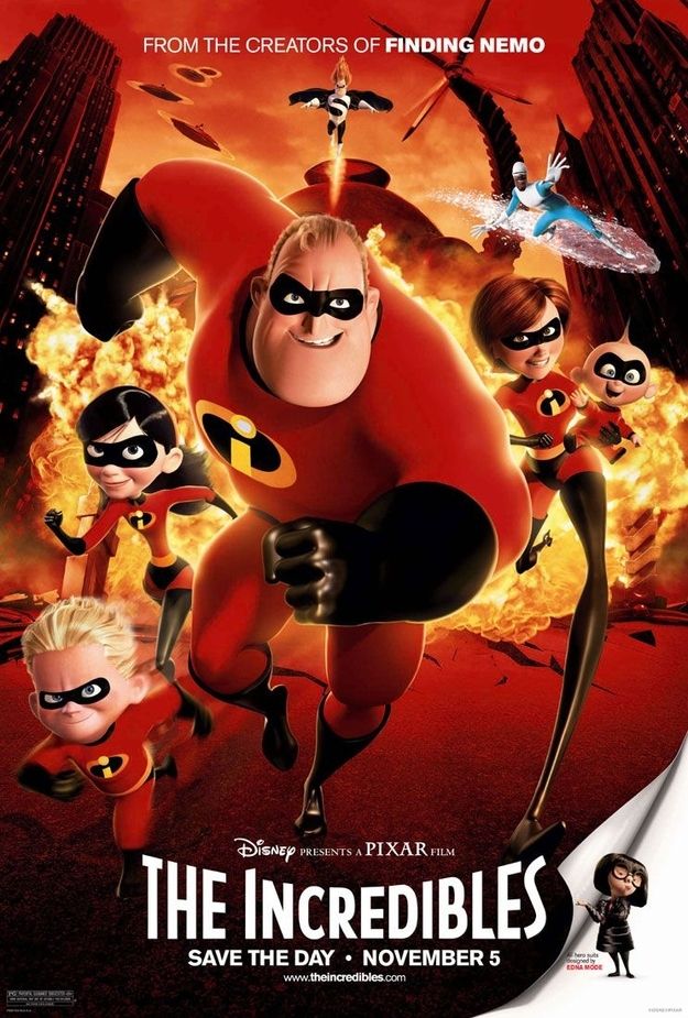 the incredible spider - man movie poster from disney's animated film, the incredible mr incredible