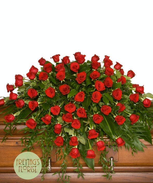 Rose Casket Spray, Casket Spray, Casket Flowers, Casket Sprays, Gladioli, Online Flower Delivery, Memorial Flowers, Sympathy Flowers, Blooming Rose