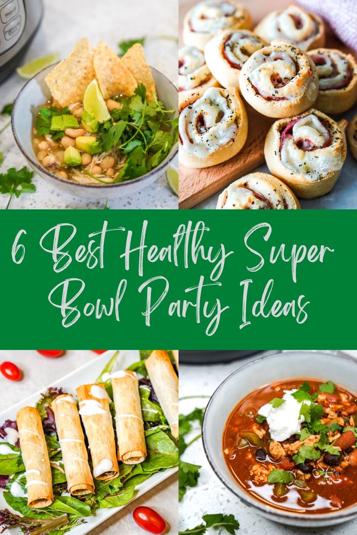 six healthy super bowl party ideas