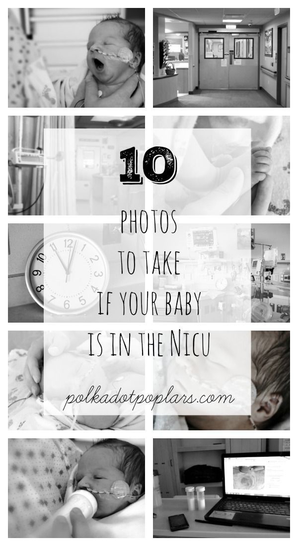 black and white photo collage with text overlaying 10 photos to take if your baby is in the nicu