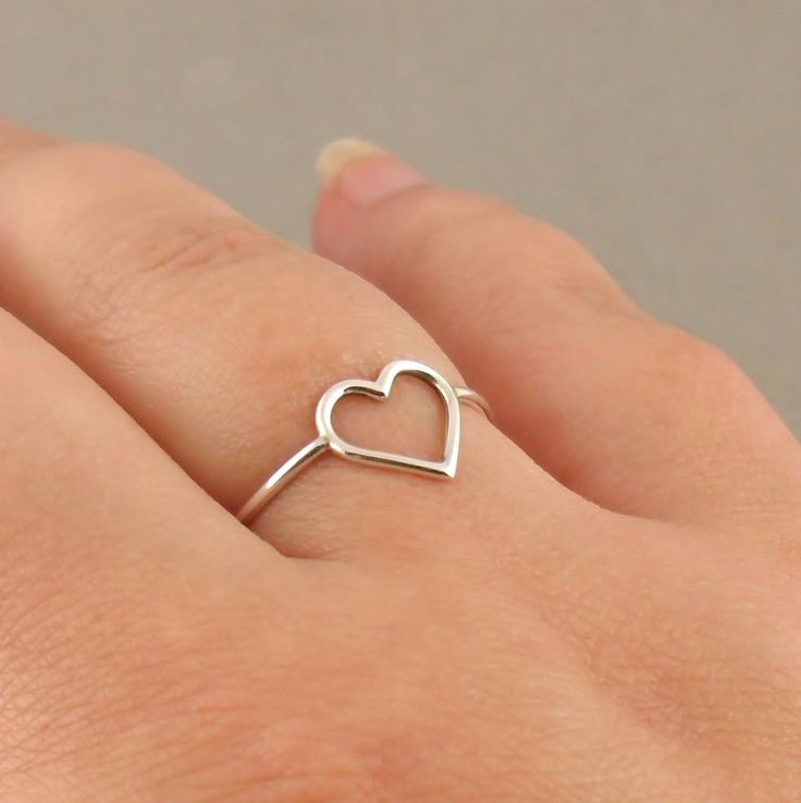 Sterling Silver Heart Ring Sterling Silver Ring by PuranaJewellery, £18.50 Minimalist Heart Shaped Stackable Promise Rings, Simple Heart-shaped Stackable Rings As Gift, Simple Heart-shaped Stackable Rings For Gifts, Simple Heart Shaped Stackable Rings For Gifts, Simple Heart Charm Ring As Gift, Dainty Heart Charm Stackable Gift Rings, Dainty Stackable Gift Rings With Heart Charm, Dainty Heart-shaped Stackable Rings As Gift, Sterling Silver Heart Midi Rings In Minimalist Style