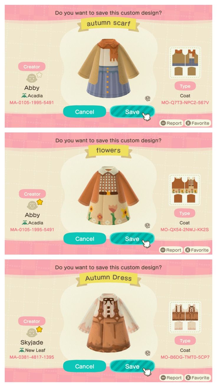 Animal Crossing Designs Clothes Summer, Acnh Star Clothes, Animal Crossing Table Cloth Design, Acnh Thanksgiving Clothes, Acnh Fall Clothes, Acnh Autumn Codes, Acnh Summer Outfits, Animal Crossing Outfit Codes, Acnh Outfit Code