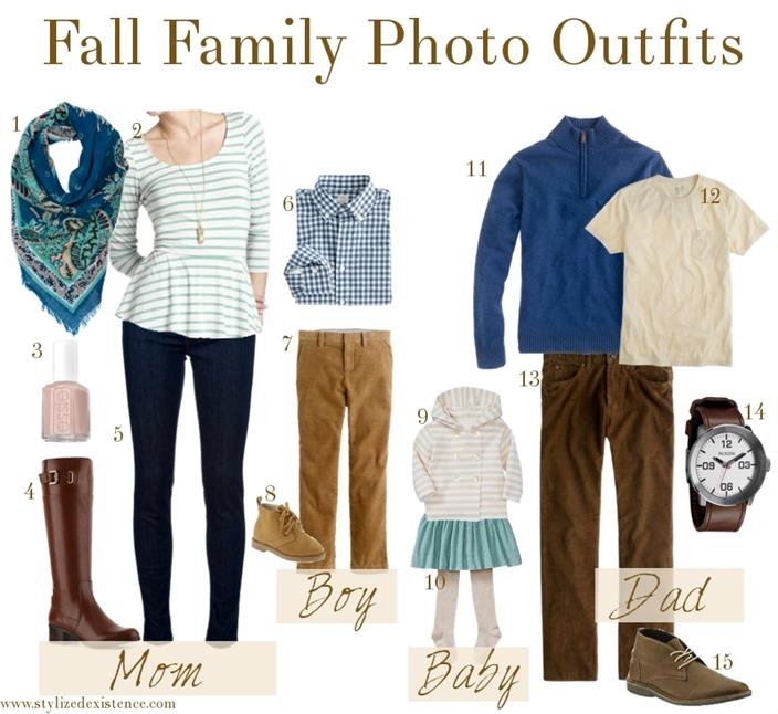 an image of fall family photo outfits