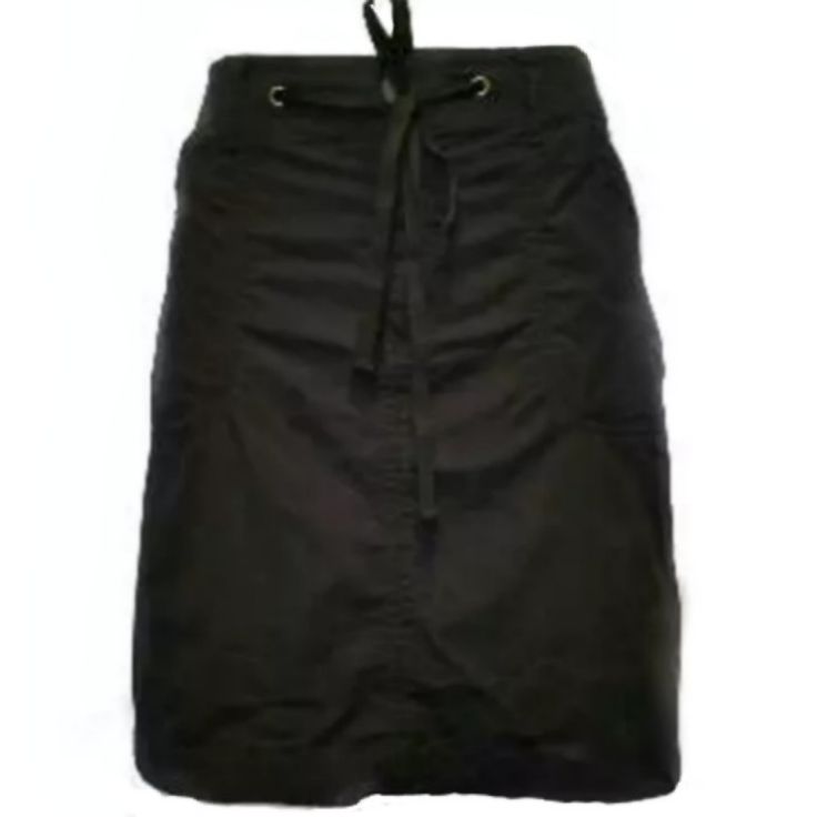 2 Front, 2 Back Pockets Drawstring Has Built In Shorts Underneath Size 10 Nwot Waist Measures 16" Across Hips 20.25", 17.5" Long Casual Drawstring Skirt For Work, Black Mini Skirt With Drawstring, Casual Fitted Knee-length Cargo Skirt, Casual Black Cargo Skirt For Summer, Casual Black Mini Skirt With Drawstring, Casual Black Knee-length Mini Skirt, Casual Black Drawstring Skirt, Casual Black Skirt With Drawstring, Black Short Cargo Skirt For Spring