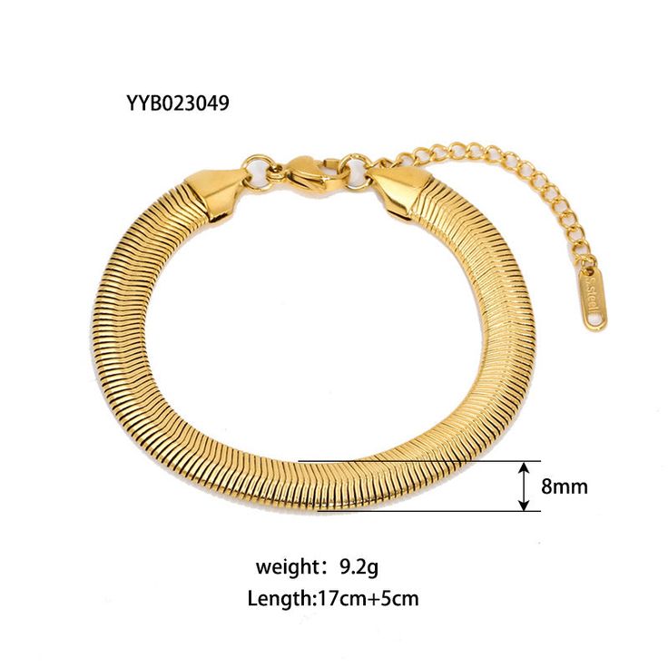 Material: Stainless Steel Fashion Element: Ring Style: INS Style Adjustable Gold Cuban Link Bracelet In Stainless Steel, Gold-tone Cuban Link Bracelet For Gift, Elegant Gold-plated Cuban Link Bracelet With Adjustable Chain, Luxury Gold-plated Cuban Link Bracelet, Gold-colored Stainless Steel Cuban Link Bracelet, Snake Bracelet, Cuban Link, Steel Bracelet, Cuban Link Chain