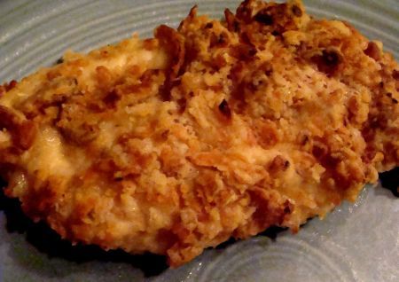 two pieces of fried food on a plate