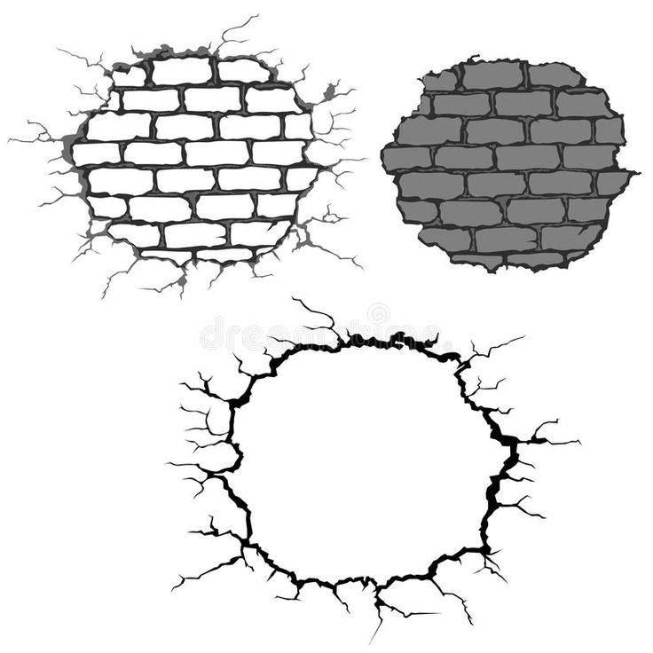 an image of a brick wall with cracks