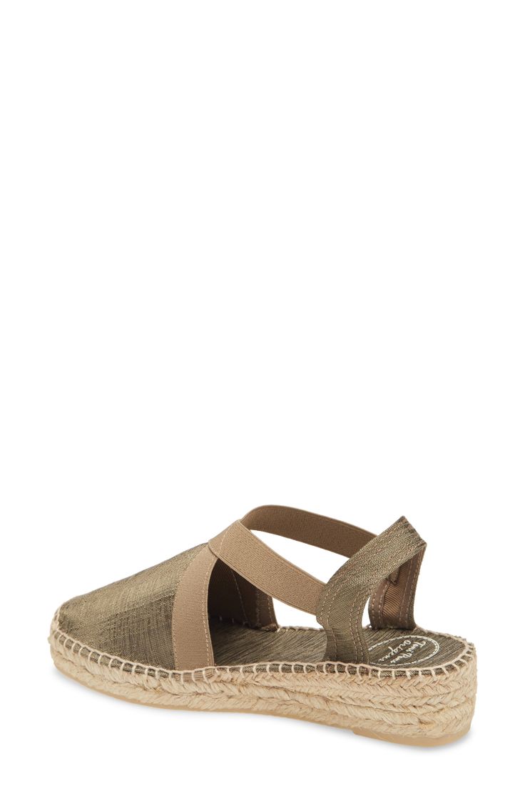 Tonal elastic crossover straps ease the fit of a breezy slingback sandal styled with a closed toe and ropy espadrille trim. Style Name:Toni Pons 'Vic' Espadrille Slingback Sandal (Women). Style Number: 1122743. Adjustable Cushioned Slingback Slip-on Sandals, Closed Toe Slingback Sandals With Strap For Summer, Summer Slingback Pumps With Ankle Straps, Adjustable Heel Strap Slingback Sandals For Summer, Leather Sandals With Crisscross Straps For Summer, Spring Adjustable Slingback Sandals With Cushioned Footbed, Adjustable Slingback Sandals With Cushioned Footbed, Adjustable Cushioned Slingback Sandals, Summer Strappy Slingback Sandals With Cushioned Footbed