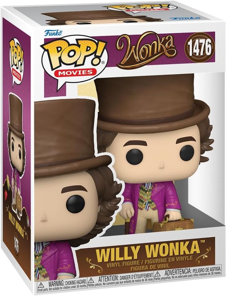 funky pop movies vinyl figure willy wonka