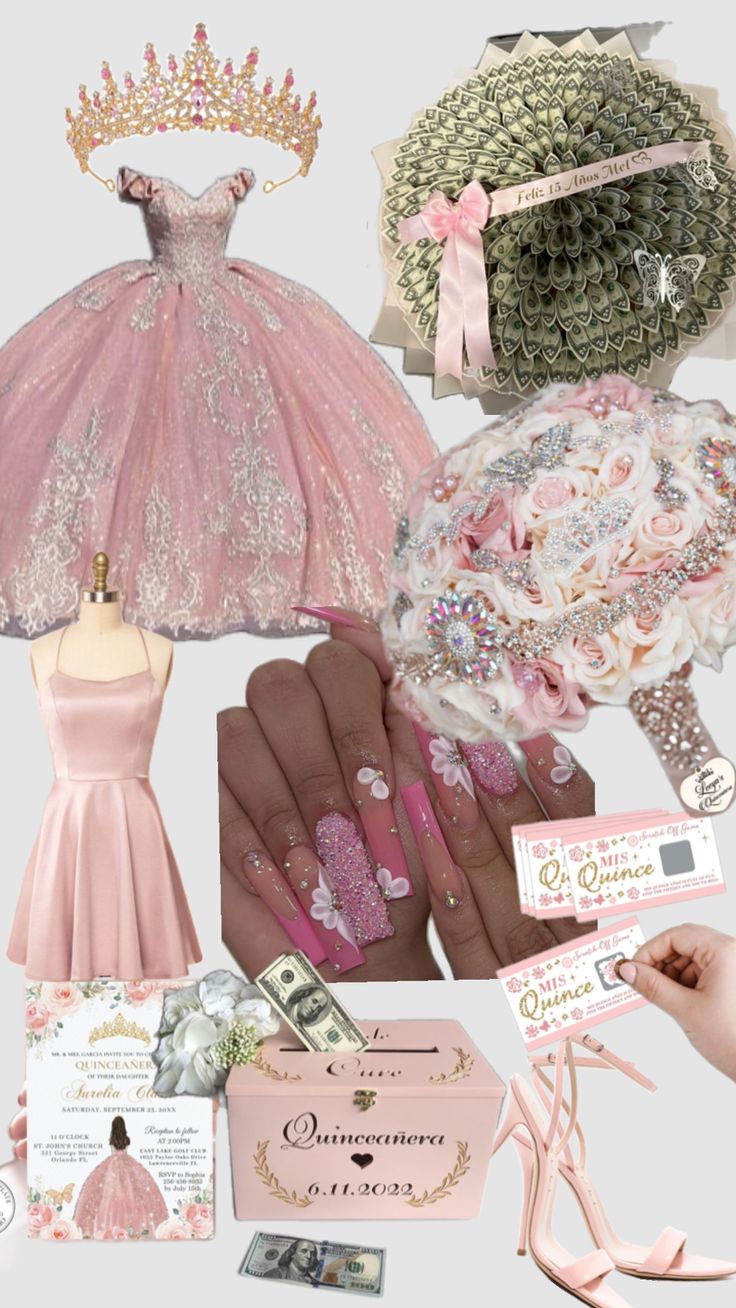 #quinceneratheme #pink #pinkquincenera #��😽 Quince Suprise Dance Outfit Pink, Quince Dance Outfits, Quince Suprise Dance Outfit, Quinceanera Surprise Dance Outfits, Quince Court Outfits, Surprise Dance Outfits Quinceanera, Quinceanera Surprise Dance, Quince Court, Quince Dances