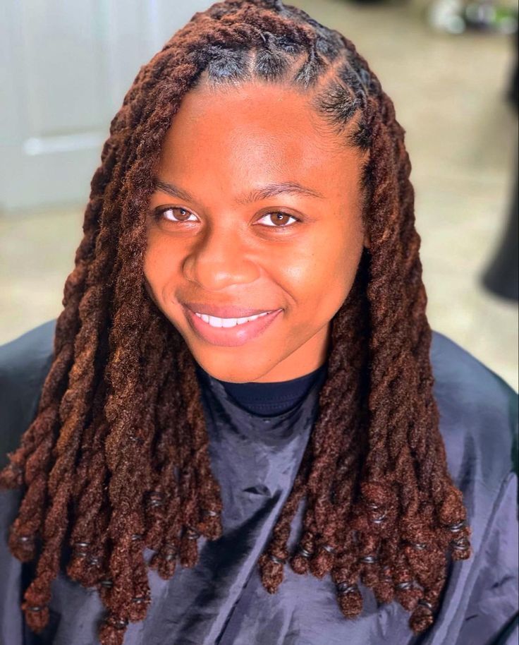 2 Strand Twist Locs Black Women, Dreadlock 2 Strand Twist, 2 Strand Faux Locs, Loc Double Twist Styles, Faux Locs Two Strand Twist Styles, Long Loc Two Strand Twist Styles, Vacation Locs Styles, Dreadlock Hairstyles Two Strand Twist, 2strand Twist Loc Styles