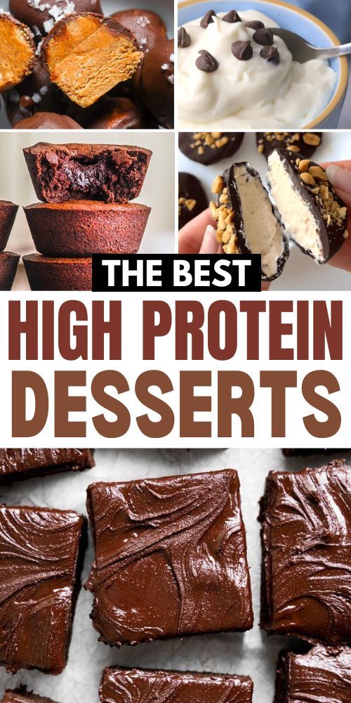 the best high protein desserts