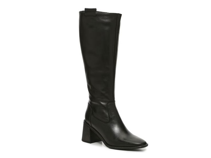 Coach and Four Samu Boot - Free Shipping | DSW Classic Winter Boots With Padded Heel, Winter Workwear Boots With Block Heel, Spring Office Heeled Boots With Padded Heel, Casual Boots With Padded Heel For Work, Casual Workwear Boots With Padded Heel, Spring Office Heeled Boots With Round Toe, Office Boots With Block Heel And Tall Fit, Tall Office Boots With Block Heel, Tall Boots With Block Heel For Office