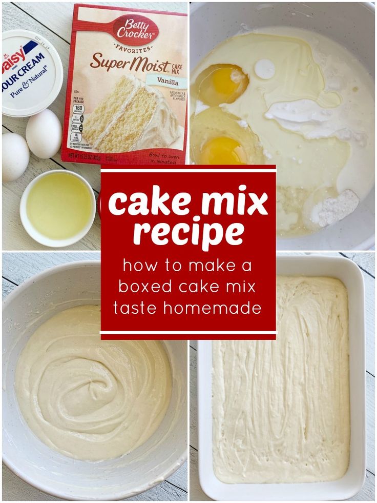 cake mix recipe how to make a boxed cake mix taste homemade with eggs and butter