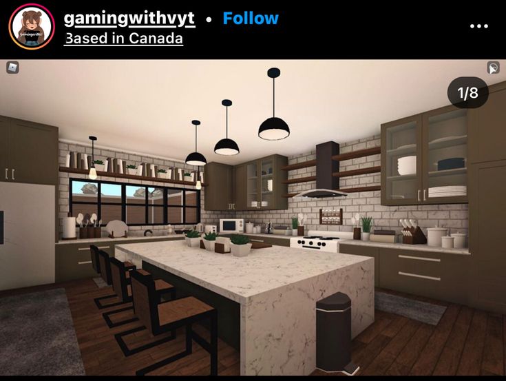 Bloxburg Family Kitchen Ideas, Roblox Bloxburg House Ideas Kitchen, Bloxburg Cabin Kitchen Ideas, Bloxburg Suburban Kitchen Ideas, Bloxburg Kitchen Ideas Dark Academia, Bloxburg Kitchen Modern Ideas, Bloxburg Huge Kitchen Ideas, 5 By 4 Bloxburg Kitchen, Bloxburg Kitchen Mansion