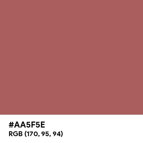 a red color with the words faaef5e rgbb 1970, 94