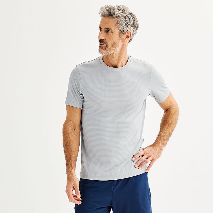 Stay comfy your whole workout with this men's Tek Gear tee.Click on this MEN'S GUIDE to find the perfect fit and more! Dry Tek technology Crewneck Short sleevesFABRIC & CARE Polyester Machine wash Imported Color: Silver Spring Grid. Gender: male. Age Group: adult. Athletic Fit Go-dry T-shirt For Light Sports, Functional Relaxed Fit T-shirt For Gym, Sporty Cotton T-shirt For Light Exercise, Sporty Athletic Fit T-shirt For Light Exercise, Breathable Athletic Fit T-shirt For Light Exercise, Gray Moisture-wicking Athleisure T-shirt, Basic Go-dry T-shirt For Workout, Athletic Heather Short Sleeve T-shirt For Training, Gray Crew Neck T-shirt For Light Sports