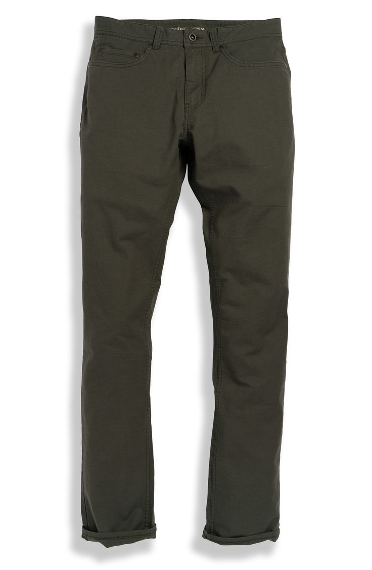 Trim and handsome, these stretch-cotton pants are cut in a straight-leg silhouette for effortless everyday style. 32" inseam; 14" leg opening; 10 1/4" front rise; 16" back rise (size 32) 98% cotton, 2% elastane Machine wash, tumble dry Imported Relaxed Fit Cotton Work Pants With Five Pockets, Cotton Relaxed Fit Work Pants With Five Pockets, Relaxed Fit Straight Leg Work Pants For Fall, Fall Work Pants Relaxed Fit Straight Leg, Relaxed Fit Cotton Work Pants With Straight Leg, Cotton Work Pants With Relaxed Straight Leg Fit, Relaxed Fit Cotton Work Pants, Fall Cotton Tapered Leg Work Pants, Stretch Cotton Work Pants With Straight Hem