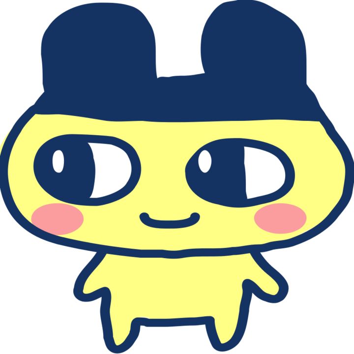 an image of a cartoon character with big eyes and ears on it's head