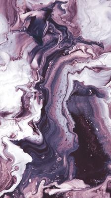 an abstract painting with purple and white colors